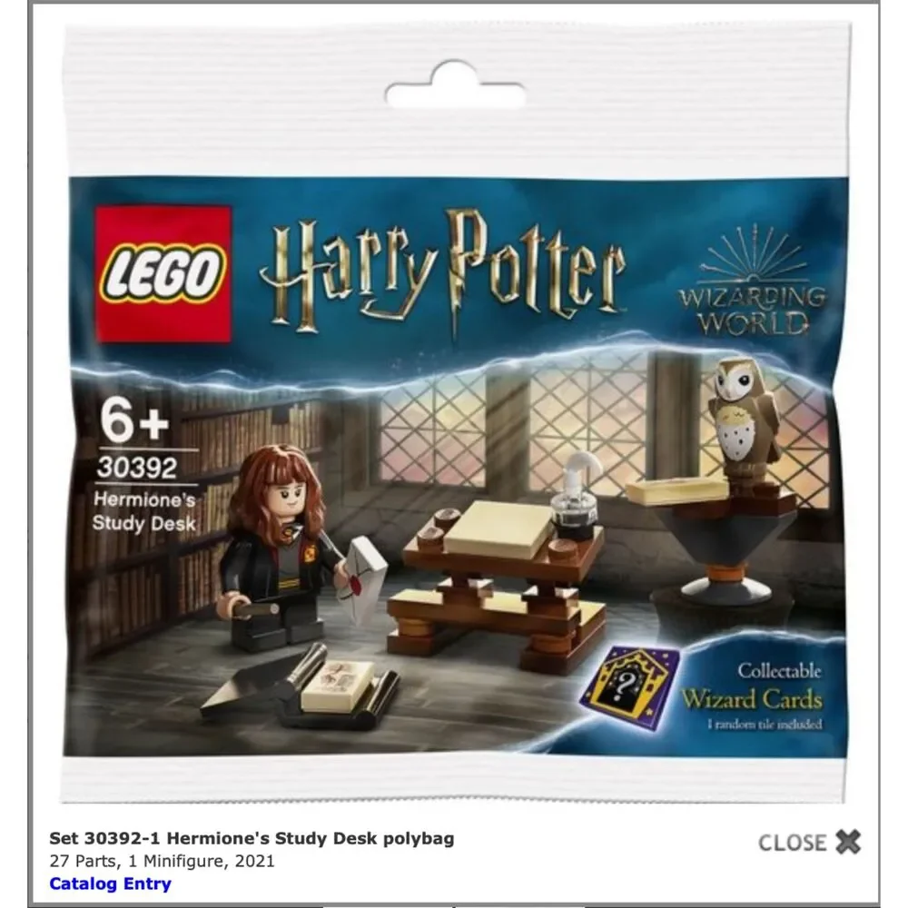 30392 Hermione's Study Desk polybag